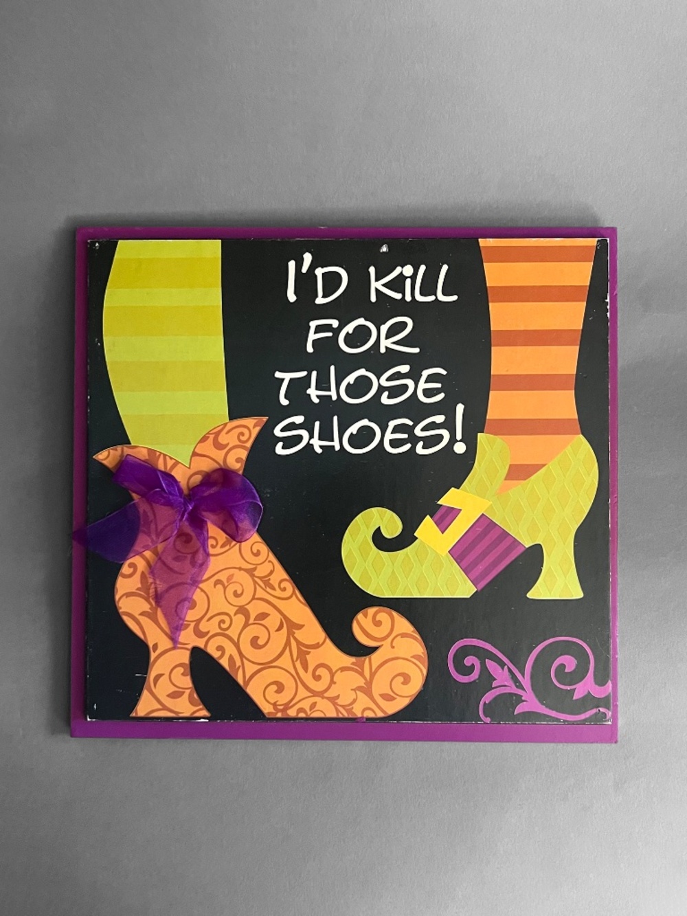 Halloween "... for Those Those" Plaque